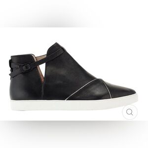 Cocktail Sneakers | Leather Black Outsider Bootie‎ Women’s Sz 9
